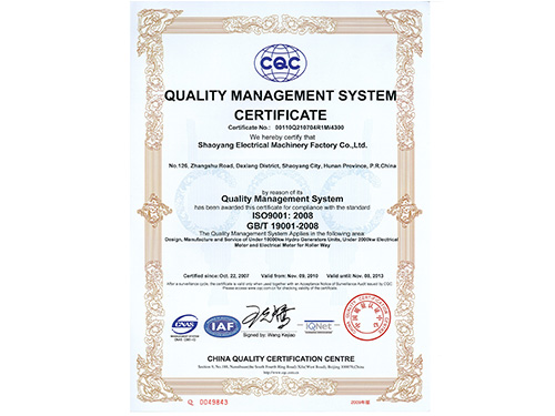 质量体系认证证书扫描(英文)